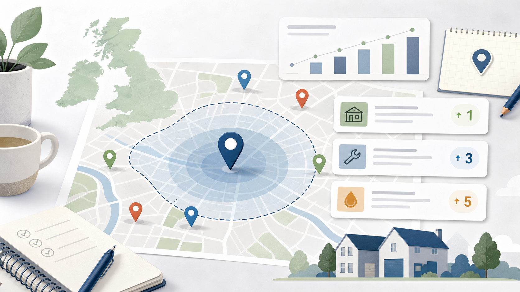 Whitespark local rank tracking map grid